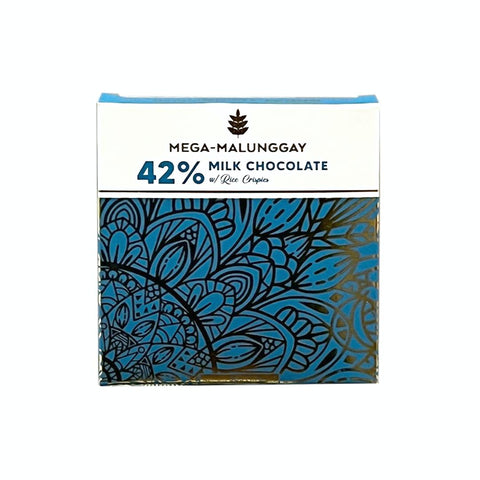 Auro 42% Milk Chocolate with Mega-Malunggay and Rice Crispies 50g