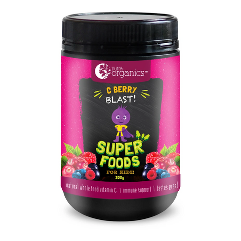 Nutra Organics C Berry Blast Super Foods for Kidz 100g