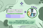 2 Mega-Malunggay 100's + FREE Fog City Custom Ice Cream Pint